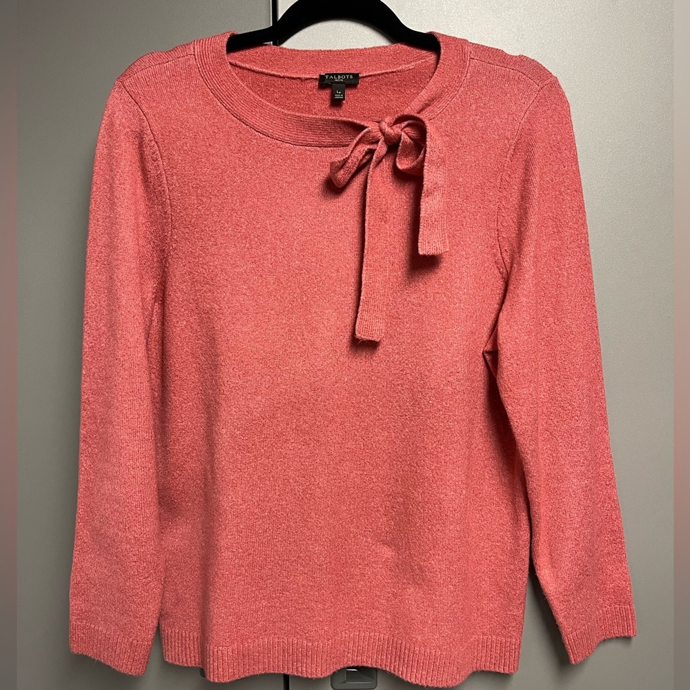 Talbots Petite Large Pink Sweater- Never Worn